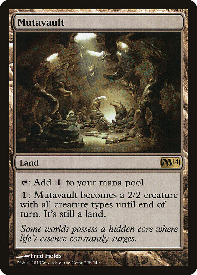 Mutavault - (Foil): Magic 2014