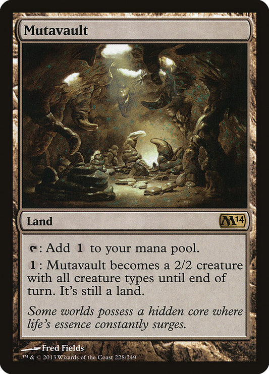 Mutavault - (Foil): Magic 2014