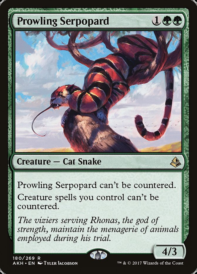Prowling Serpopard: Amonkhet