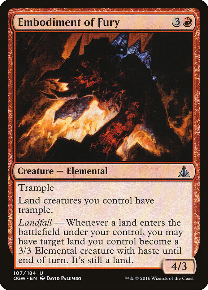 Embodiment of Fury - (Foil): Oath of the Gatewatch