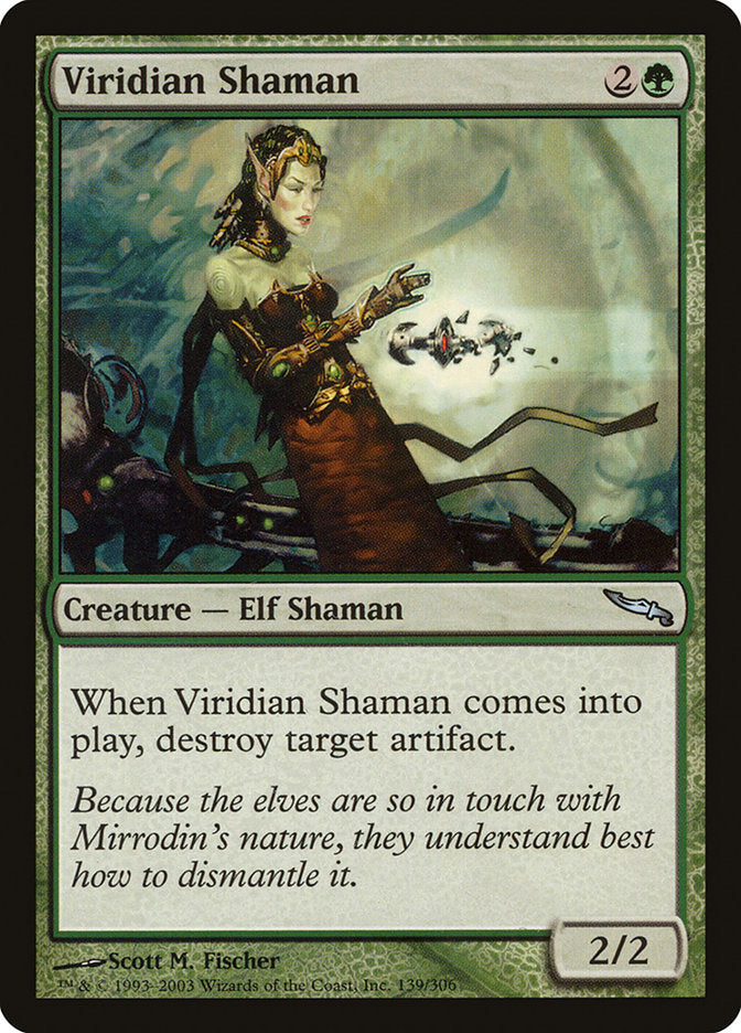 Viridian Shaman - (Foil): Mirrodin