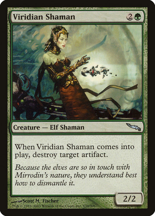 Viridian Shaman - (Foil): Mirrodin