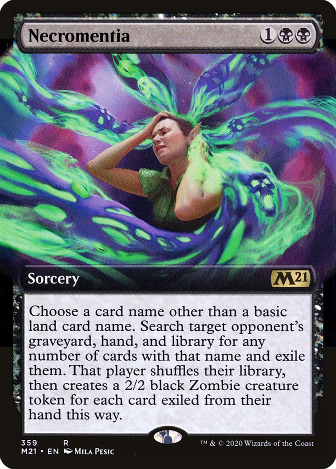 Necromentia (Extended Art): Core Set 2021