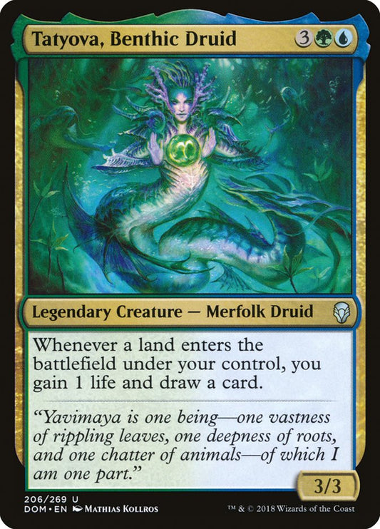 Tatyova, Benthic Druid - (Foil): Dominaria