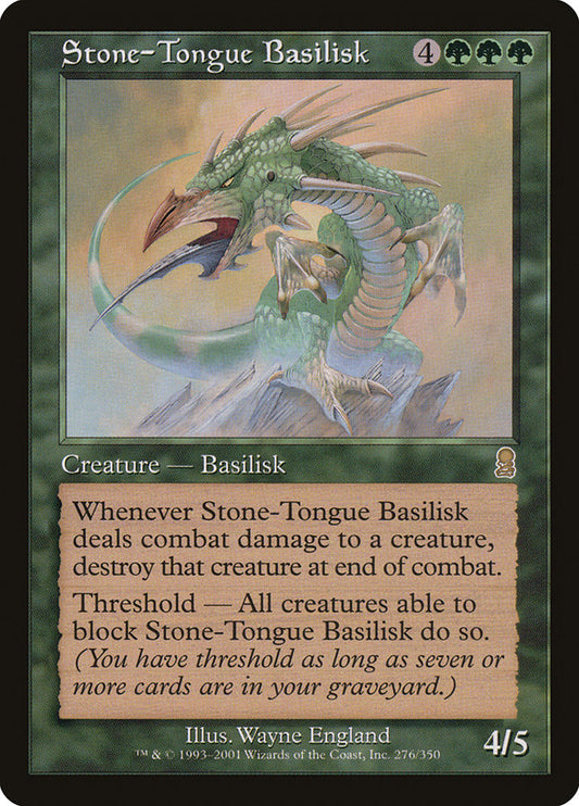 Stone-Tongue Basilisk - (Foil): Odyssey