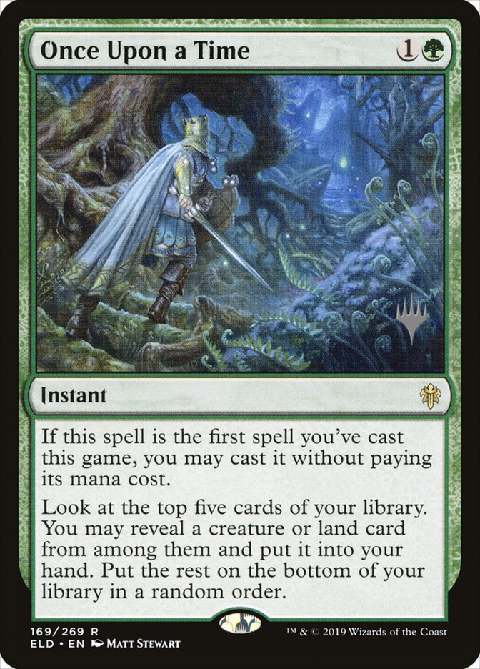 Once Upon a Time (Promo Pack) (Throne of Eldraine): Throne of Eldraine Promos
