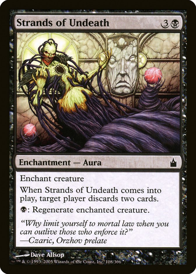 Strands of Undeath - (Foil): Ravnica: City of Guilds