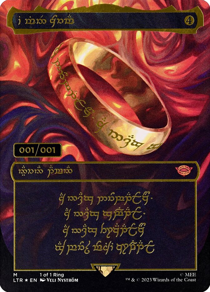 The One Ring - (Foil): The Lord of the Rings: Tales of Middle-earth