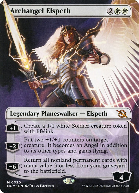 Archangel Elspeth (Borderless): March of the Machine