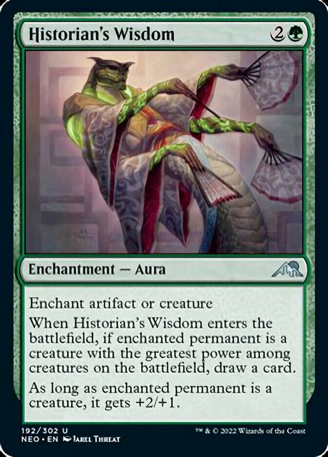 Historian's Wisdom - (Foil): Kamigawa: Neon Dynasty