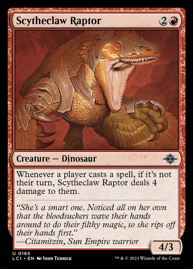 Scytheclaw Raptor - (Foil): Lost Caverns of Ixalan