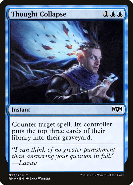 Thought Collapse - (Foil): Ravnica Allegiance