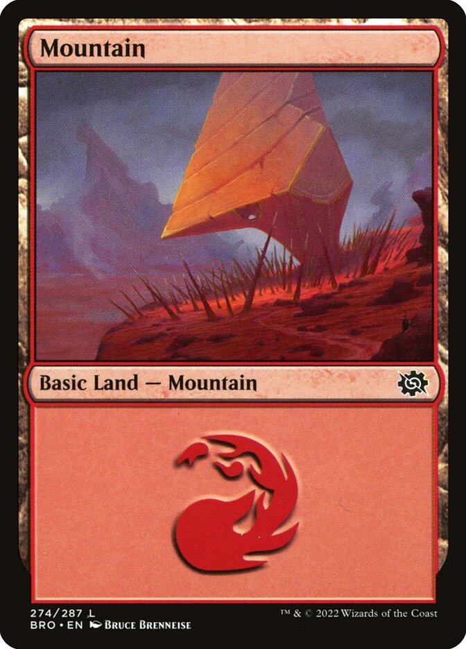 Mountain (#274) - (Foil): The Brothers' War