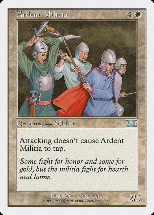 Ardent Militia: Classic Sixth Edition