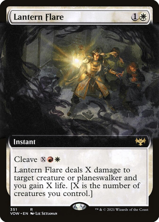 Lantern Flare (Extended Art) - (Foil): Innistrad: Crimson Vow