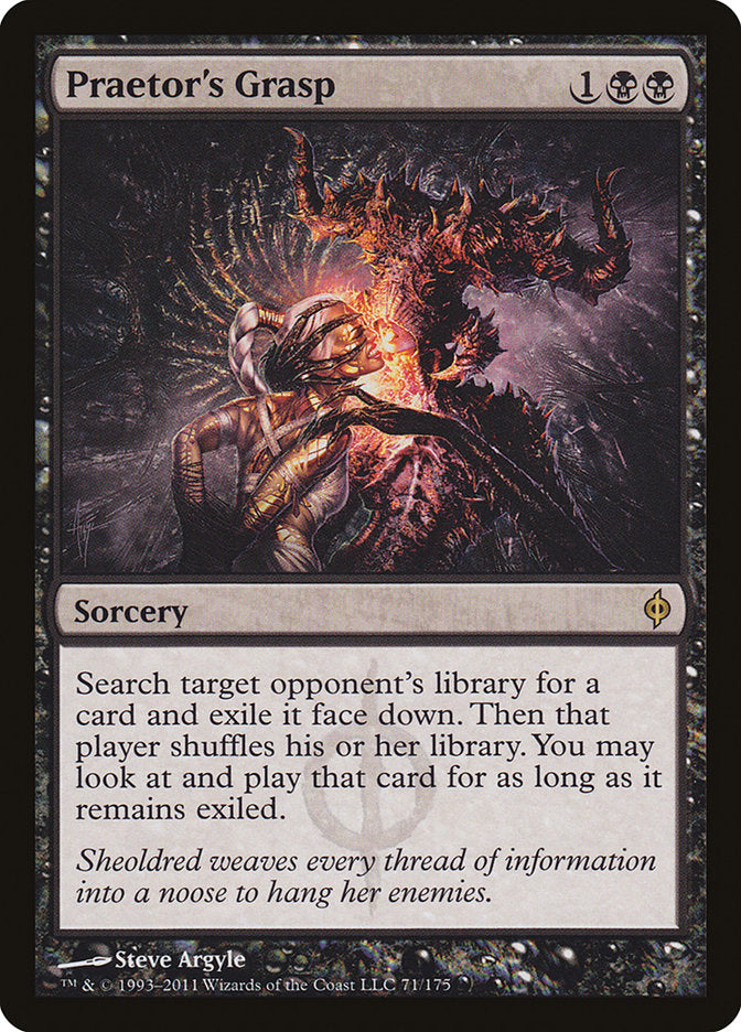 Praetor's Grasp - (Foil): New Phyrexia