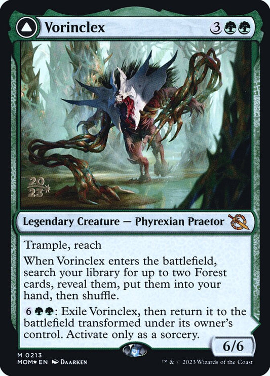 Vorinclex // The Grand Evolution (Prerelease) (March of the Machine) - (Foil): March of the Machine Promos