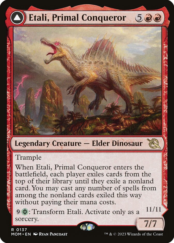 Etali, Primal Conqueror // Etali, Primal Sickness: March of the Machine