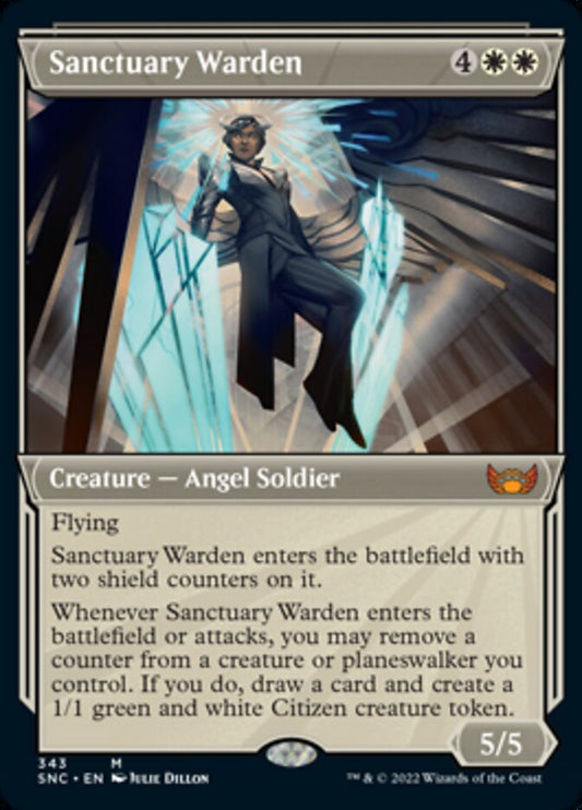 Sanctuary Warden (Showcase) - (Foil): Streets of New Capenna