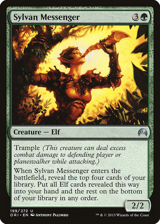 Sylvan Messenger - (Foil): Magic Origins