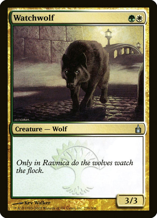 Watchwolf - (Foil): Ravnica: City of Guilds