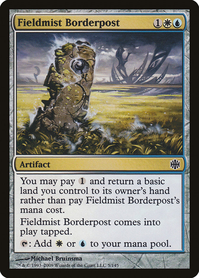 Fieldmist Borderpost - (Foil): Alara Reborn