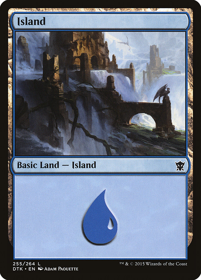 Island (#255): Dragons of Tarkir
