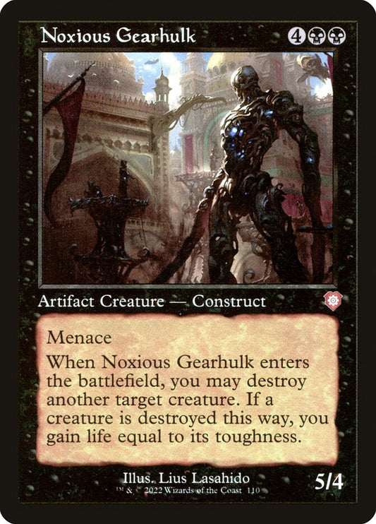 Noxious Gearhulk (Retro Frame): The Brothers' War Commander