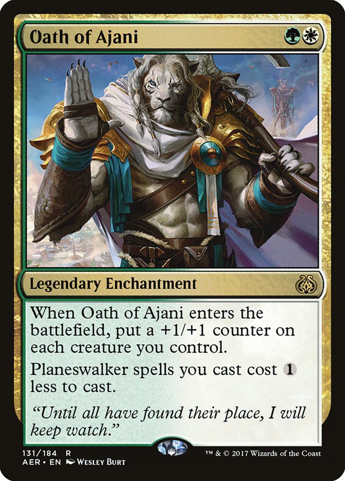 Oath of Ajani - (Foil): Aether Revolt