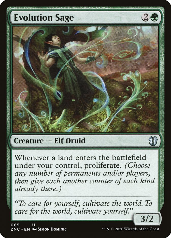 Evolution Sage: Zendikar Rising Commander