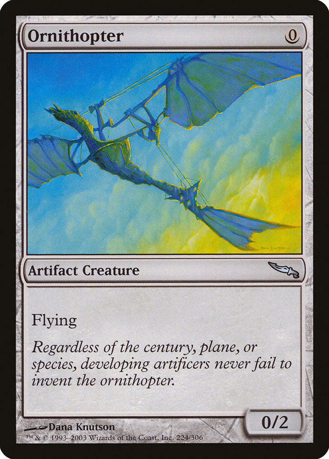 Ornithopter - (Foil): Mirrodin