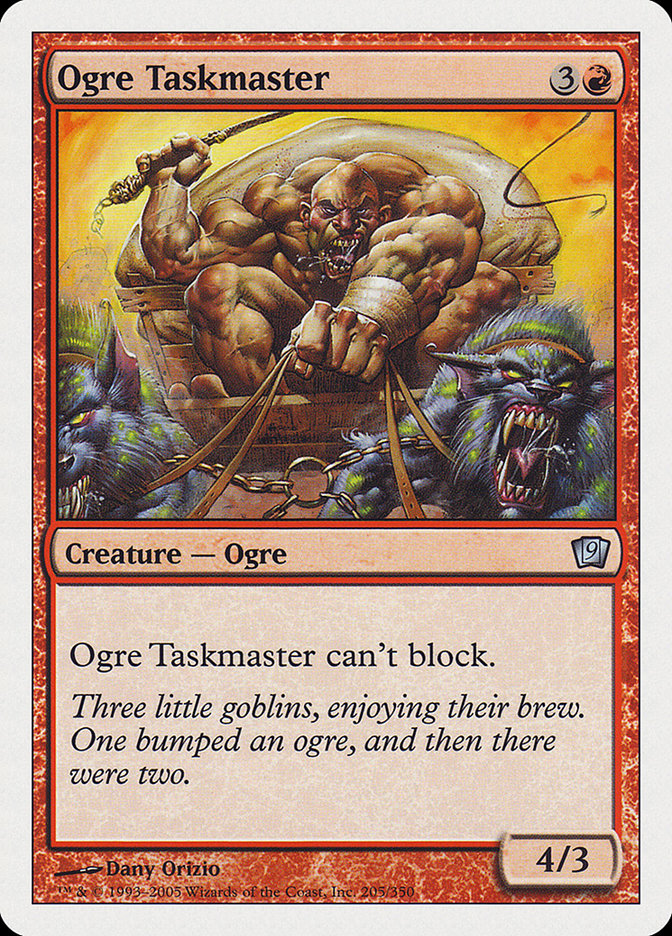 Ogre Taskmaster: Ninth Edition