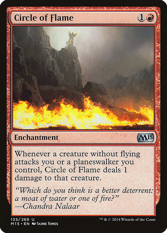 Circle of Flame - (Foil): Magic 2015