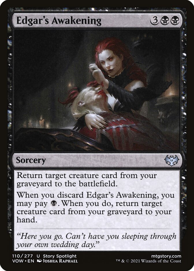 Edgar's Awakening - (Foil): Innistrad: Crimson Vow