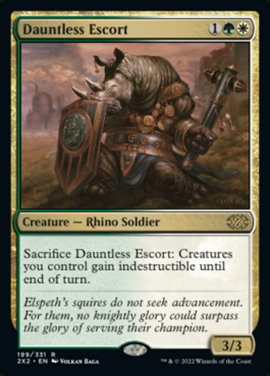 Dauntless Escort - (Foil): Double Masters 2022