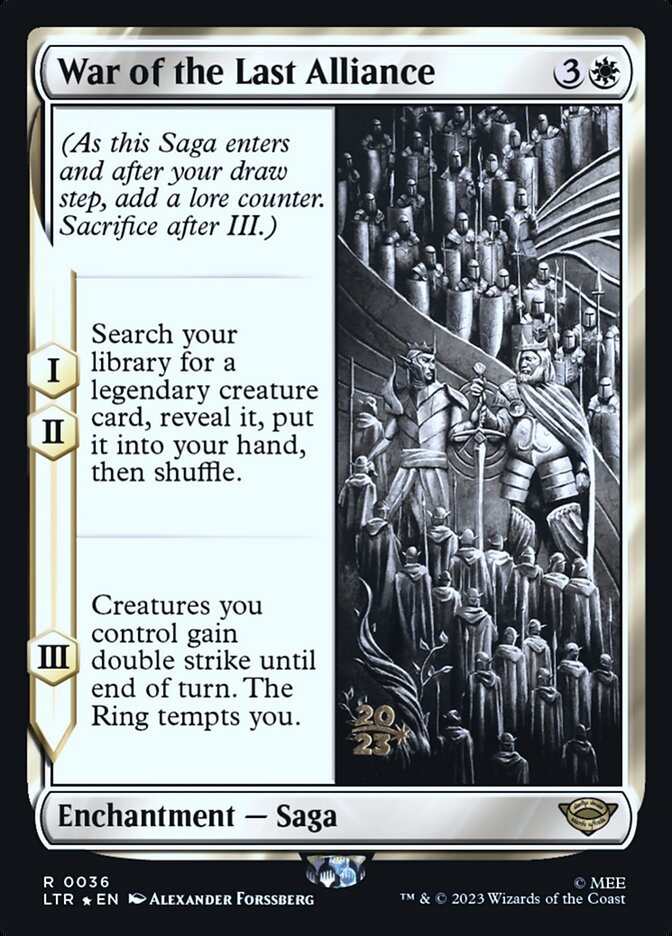 War of the Last Alliance - (Foil): Tales of Middle-earth Promos