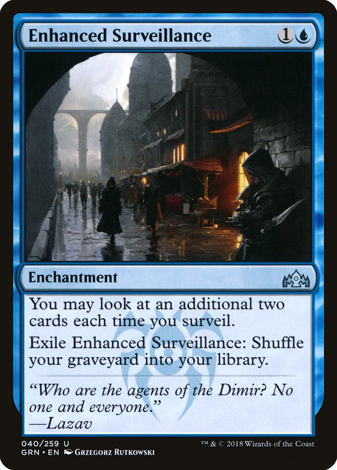 Enhanced Surveillance - (Foil): Guilds of Ravnica