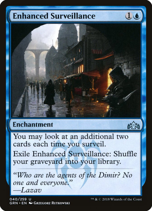 Enhanced Surveillance - (Foil): Guilds of Ravnica