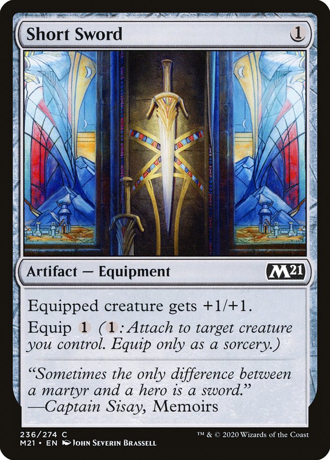 Short Sword - (Foil): Core Set 2021
