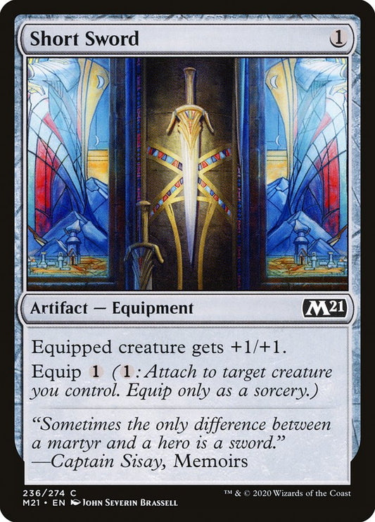 Short Sword - (Foil): Core Set 2021
