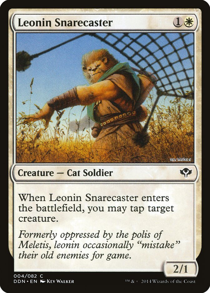 Leonin Snarecaster: Duel Decks: Speed vs. Cunning