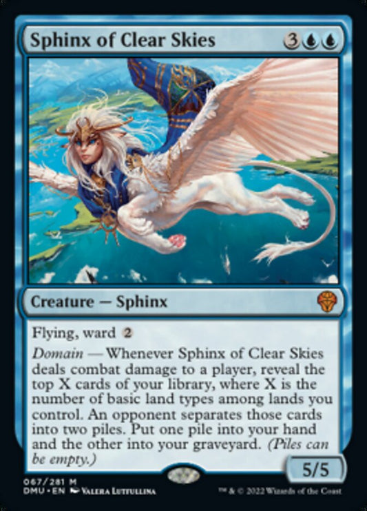 Sphinx of Clear Skies - (Foil): Dominaria United