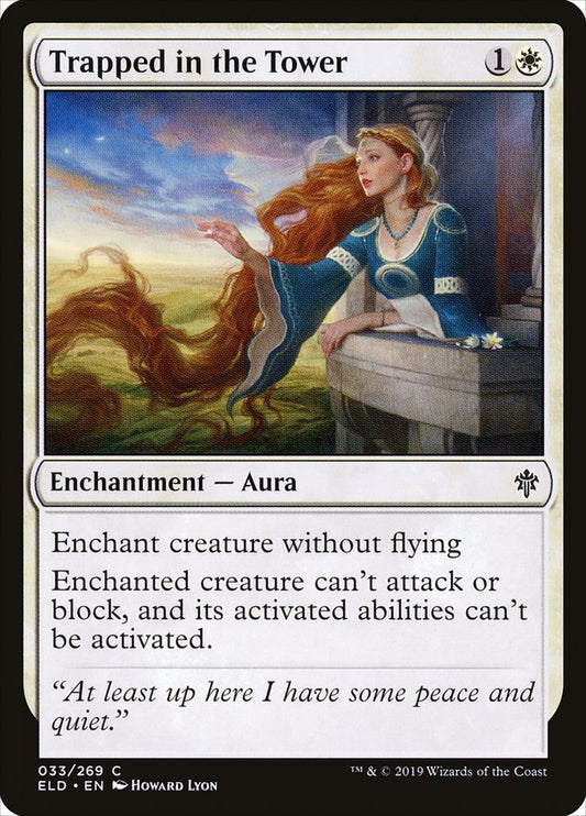 Trapped in the Tower - (Foil): Throne of Eldraine