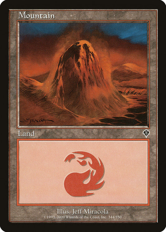 Mountain (#344) - (Foil): Invasion