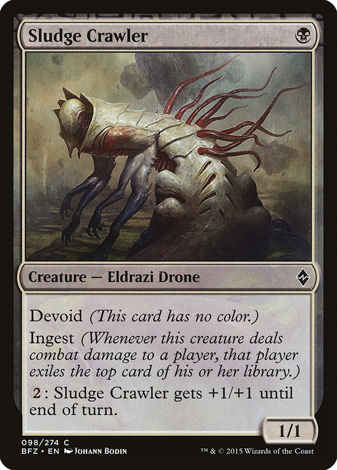 Sludge Crawler - (Foil): Battle for Zendikar