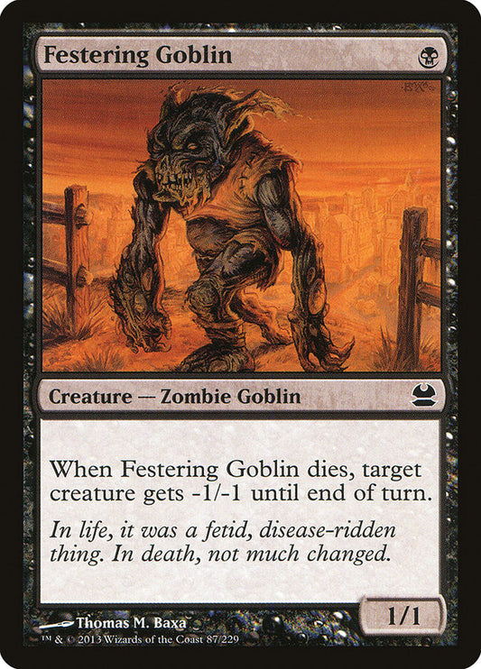 Festering Goblin: Modern Masters