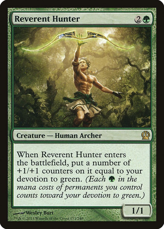 Reverent Hunter - (Foil): Theros