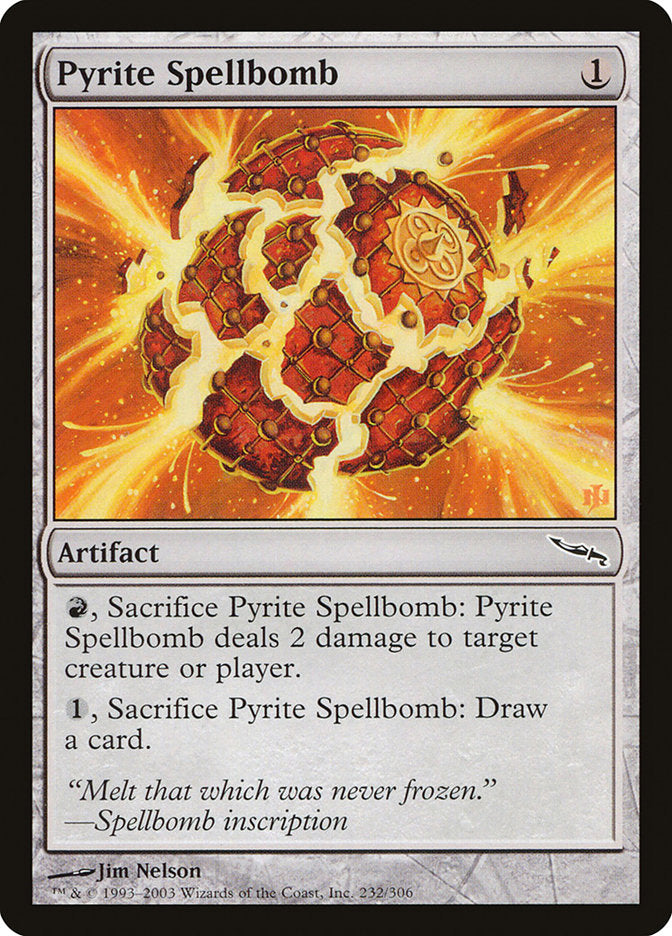 Pyrite Spellbomb - (Foil): Mirrodin