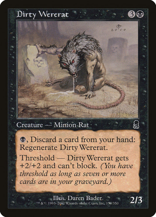Dirty Wererat - (Foil): Odyssey