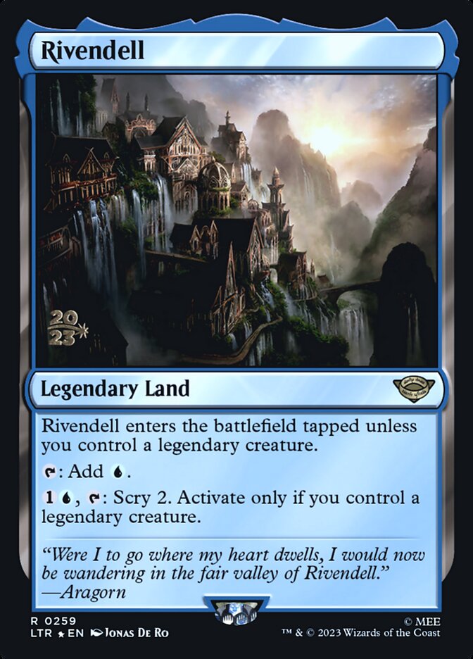 Rivendell (Prerelease) (The Lord of the Rings) - (Foil): Tales of Middle-earth Promos